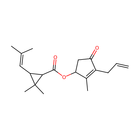 右旋烯丙菊酯结构图