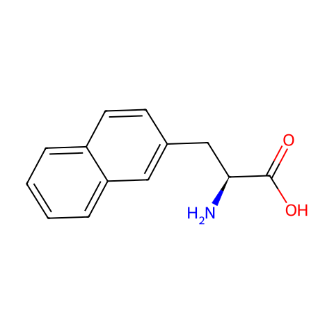 L-3-(2-萘基)-丙氨酸结构图