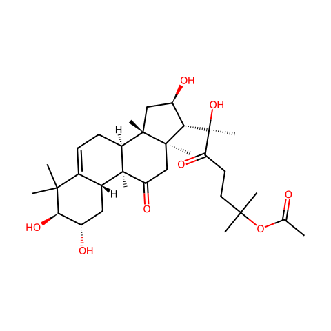 葫芦素IIA（雪胆素甲）结构图