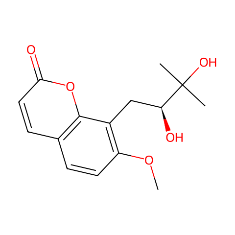橙皮内酯水合物结构图
