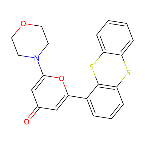 KU-55933 (ATM Kinase Inhibitor)结构图