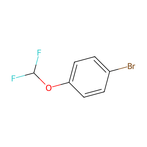 1-溴-4-(二氟甲氧基)苯结构图