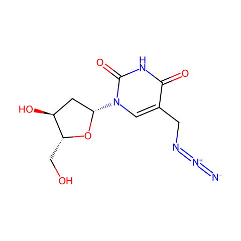 5-Azidomethyl-2'-deoxyuridine结构图