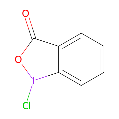 1-氯-1,2-苯碘酰-3(1H)- 酮结构图