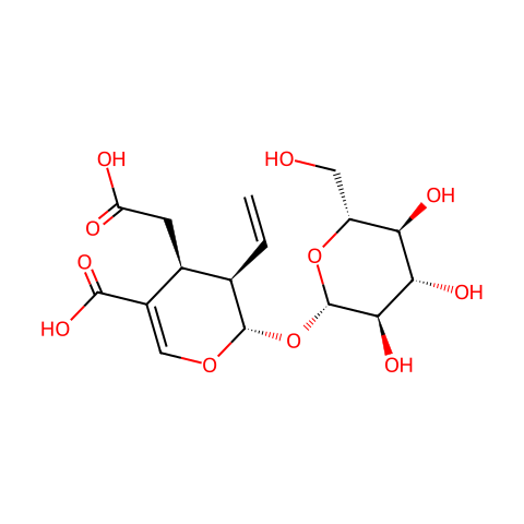 Secologanoside 7-methyl ester结构图