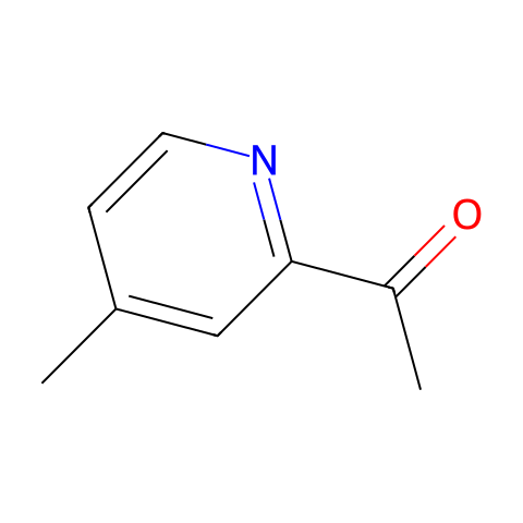 2-乙酰-4-甲基吡啶结构图