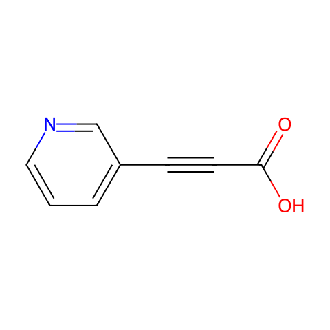 3-(pyridin-3-yl)propiolic acid结构图