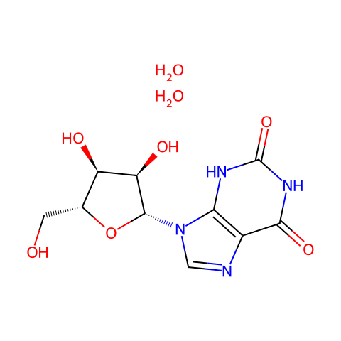 Xanthosine Dihydrate结构图
