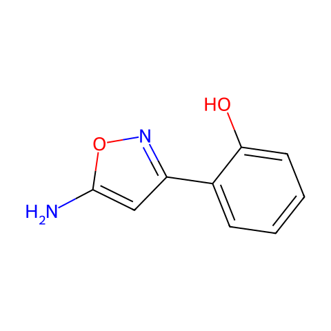 2-(5-AMINO-ISOXAZOL-3-YL)-PHENOL结构图