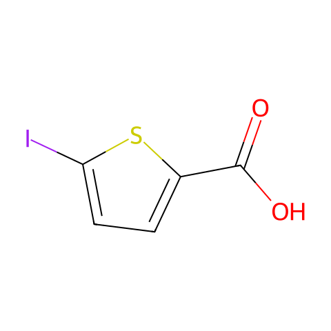 5-碘-噻吩-2-羧酸结构图
