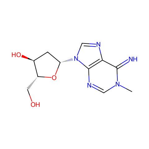 N1-Methyl-2'-deoxyadenosine结构图