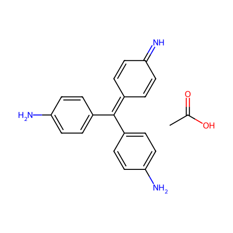 Pararosaniline Acetate结构图