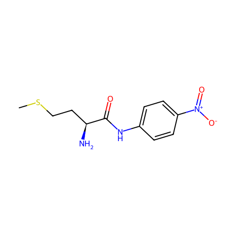 L-蛋氨酸4-硝基苯胺结构图