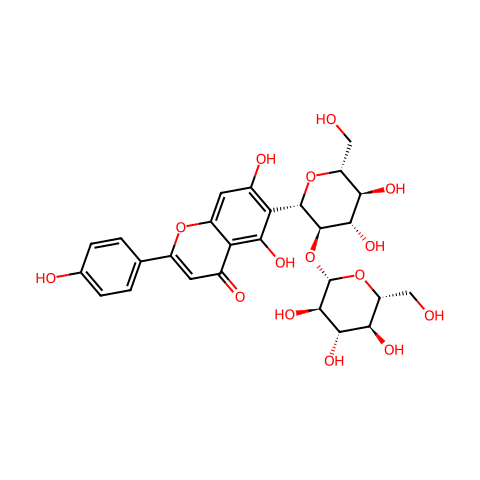 Isovitexin 2''-O-beta-D-glucoside结构图