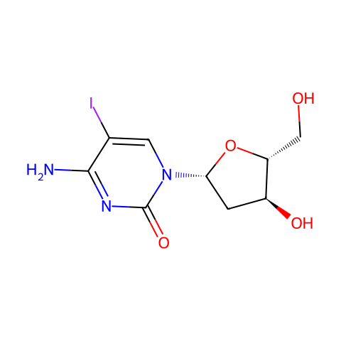5-碘-2-脱氧胞苷结构图