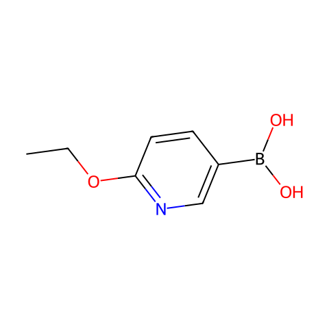 6-乙氧基-3-吡啶硼酸结构图