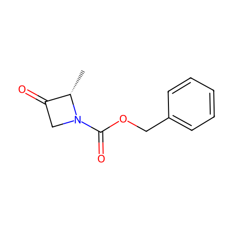 benzyl (2S)-2-methyl-3-oxoazetidine-1-carboxylate结构图