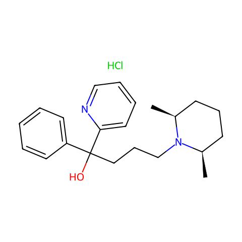 Pirmenol hydrochloride结构图