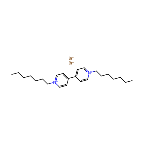 DHBP dibromide ( Diheptylviologen dibromide)结构图