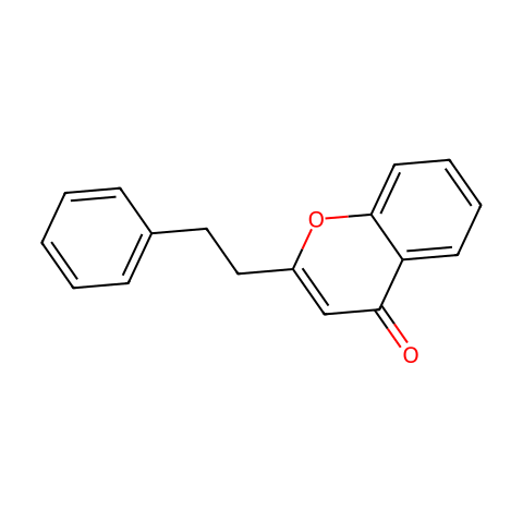 2-(2-phenylethyl)chromone结构图