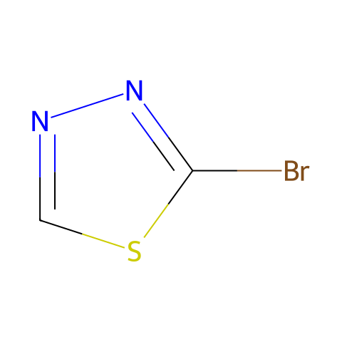 2-溴-1,3,4-噻二唑结构图