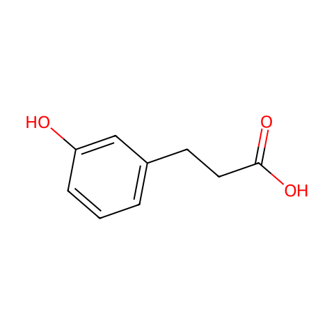 3-(3-羟基苯基)丙酸结构图