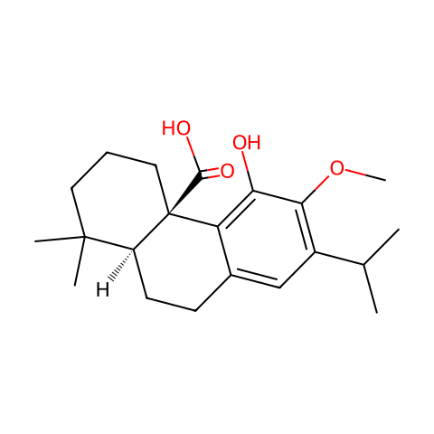 12-O-甲基鼠尾草酸结构图