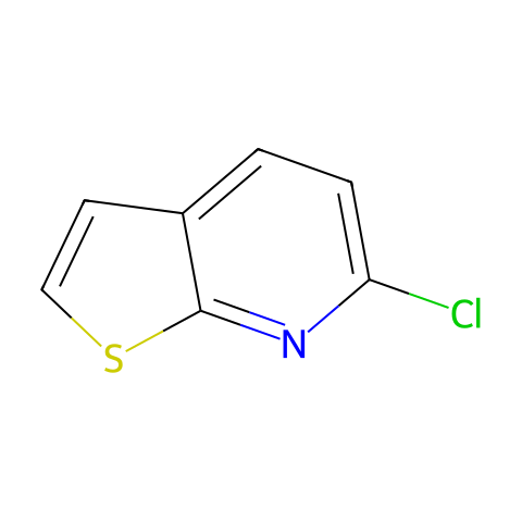 6-氯噻吩[2,3-B]吡啶结构图