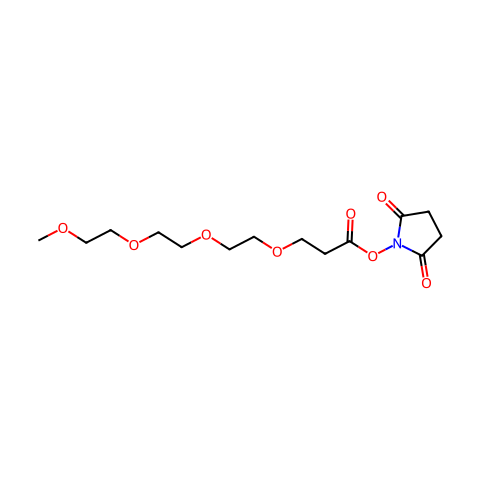 甲基-PEG4-NHS酯结构图
