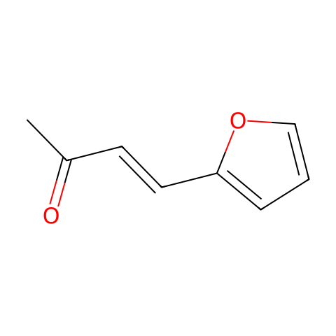 4-(2-呋喃基)-3-丁烯-2-酮结构图