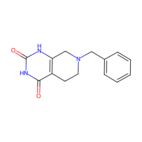 7-BENZYL-5,6,7,8-TETRAHYDROPYRIDO[3,4-D]PYRIMIDINE-2,4(1H,3H)-DIONE结构图