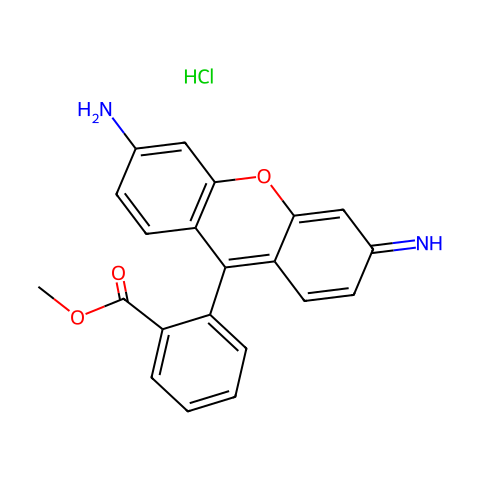 罗丹明123结构图
