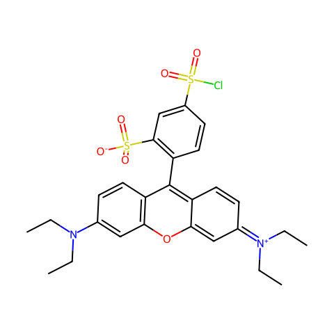 Lissamine Rhodamine B Sulfonyl Chloride结构图