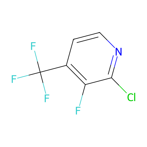 2-氯-3-氟-4-(三氟甲基)吡啶结构图