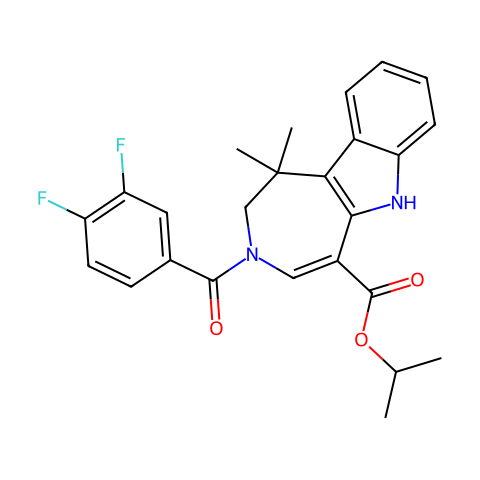 Turofexorate isopropyl结构图