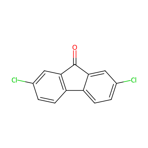 2,7-二氯-9-芴酮结构图