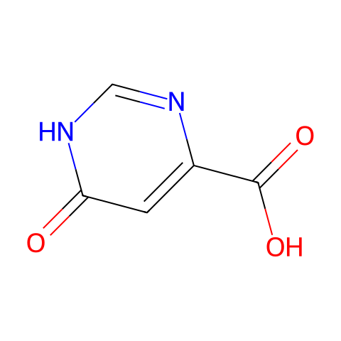 6-羟基-4-嘧啶甲酸结构图