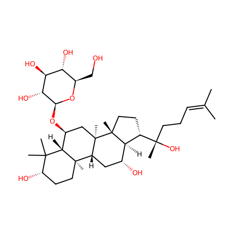 人参皂苷Rh1结构图