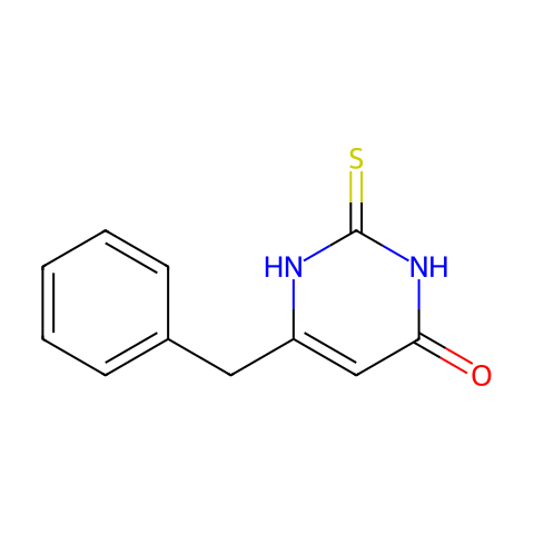 Benzylthiouracil结构图
