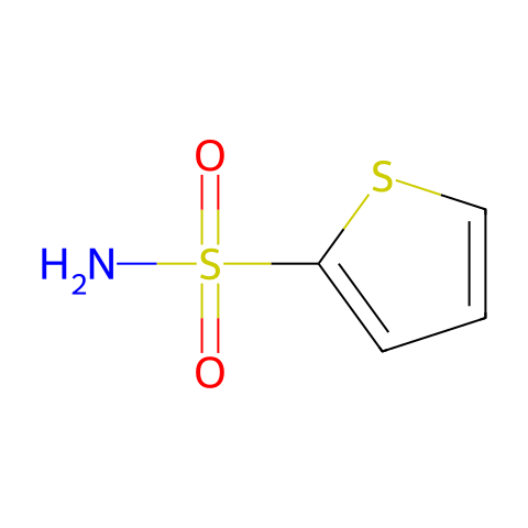 噻吩-α-磺酰胺结构图