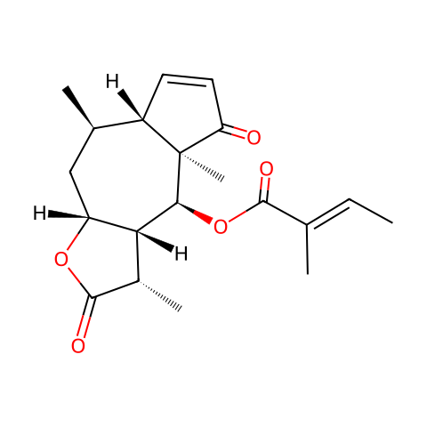 小堆心菊素 C结构图