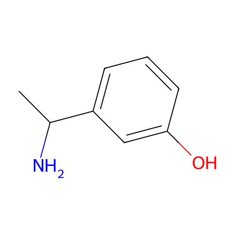 3-(1-aminoethyl)phenol结构图