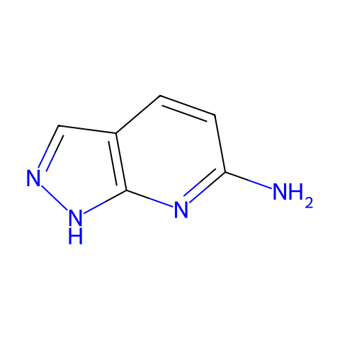 6-氨基-1H吡唑并[3,4-B]吡啶结构图