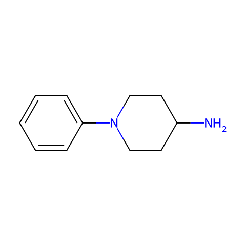 1-Phenyl-4-piperidinamine结构图