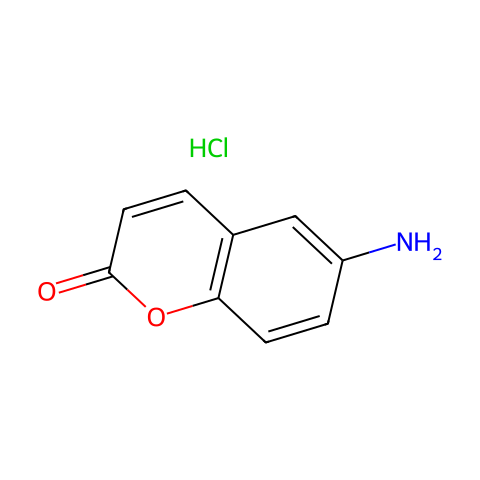 6-氨基香豆素.盐酸盐结构图