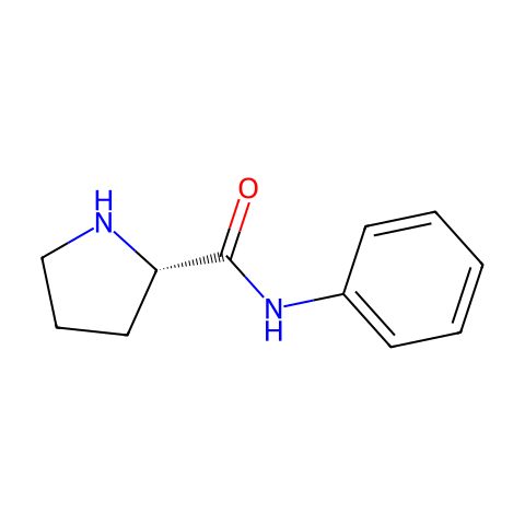 L-脯氨酰苯胺结构图