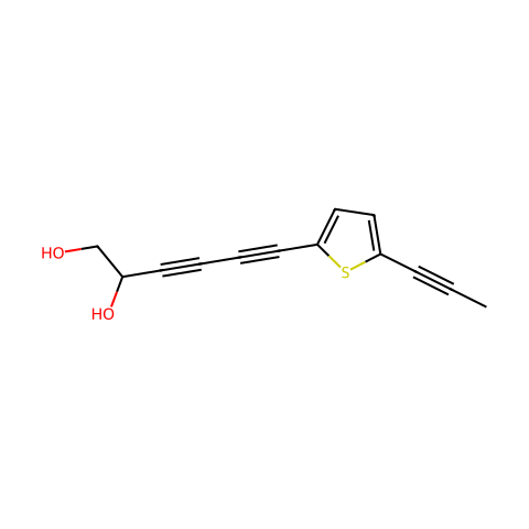 Echinoynethiophene A结构图