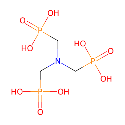 氨基三亚甲基膦酸（ATMP）结构图