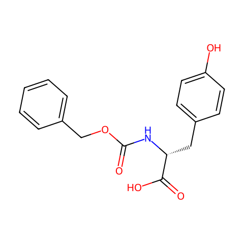 Z-D-酪氨酸结构图