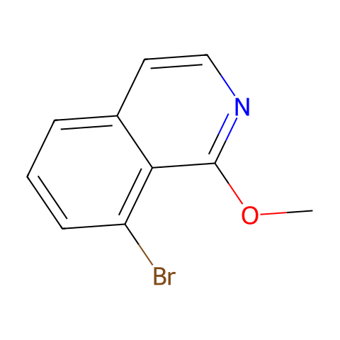 8-Bromo-1-methoxyisoquinoline结构图